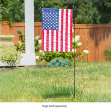 Load image into Gallery viewer, Black Garden Flag Stand
