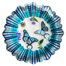 Load image into Gallery viewer, 3D Blue Butterfly Wind Spinner

