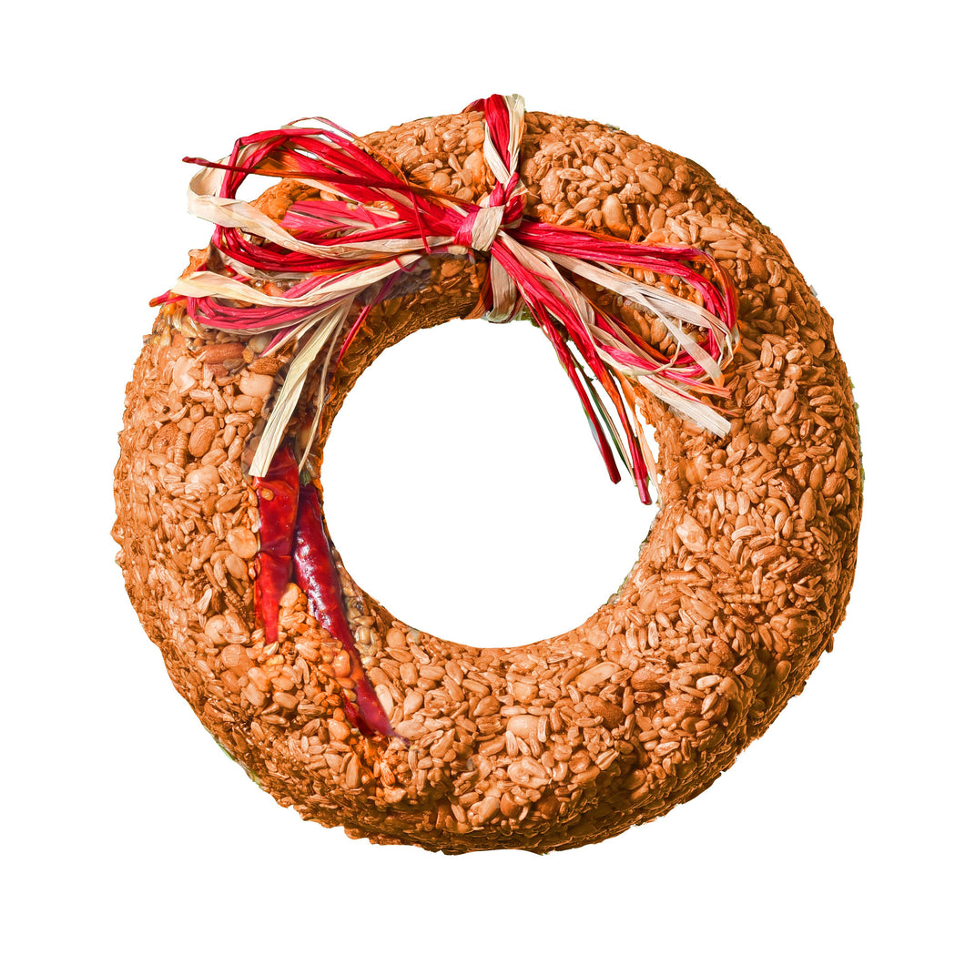 Flaming Hot Feast Wreath