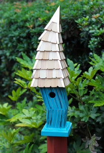 Birdiwampus Birdhouse - Turquoise