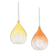 Tear Drop Glass Bird Feeder, 6