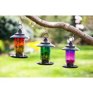 Glass & Metal Birdfeeder