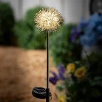 Load image into Gallery viewer, Garden of Wonder Solar Dandelion Garden Stake
