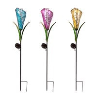 Load image into Gallery viewer, What She Shed Fiber Optic Solar Rain Gauge, 36&quot; H
