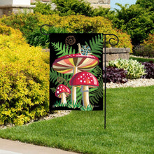 Load image into Gallery viewer, Snail's Mushroom Garden Flag
