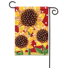 Load image into Gallery viewer, Playful Sunflowers Garden Flag
