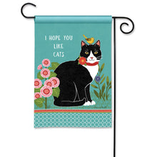Load image into Gallery viewer, Secret Garden Cat Garden Flag
