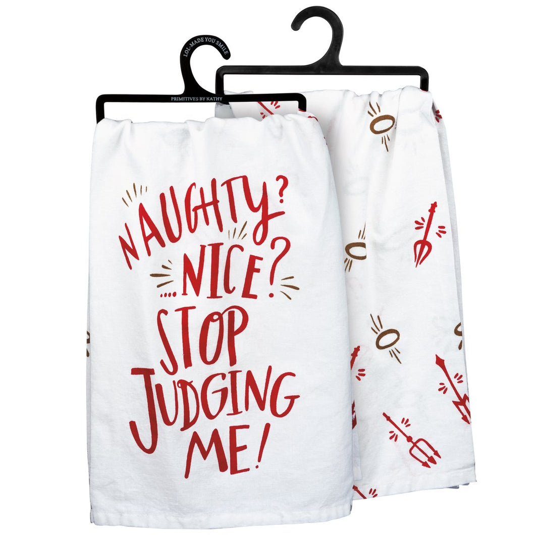 Naughty Nice Kitchen Towel