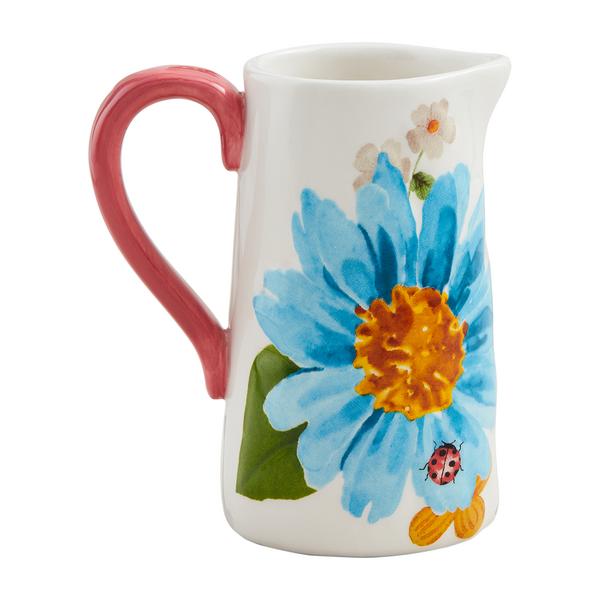 Medium Floral Pitcher Bug Bud Vase