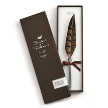 Load image into Gallery viewer, Vintage Feather Pen in Gift Box

