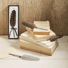 Load image into Gallery viewer, Vintage Feather Pen in Gift Box
