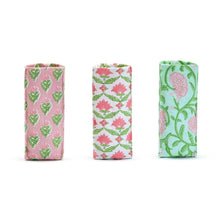 Load image into Gallery viewer, "Looking Good" Floral Block Print Weighted Eyeglass Holder
