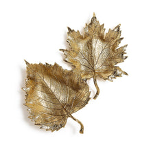Load image into Gallery viewer, Golden Leaf Tray / Bowl

