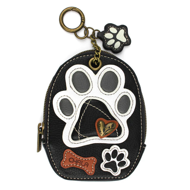 Chala Mini Coin Purse Keychain - Pawprint