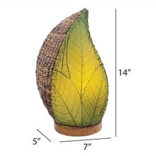 Load image into Gallery viewer, Leaflet Table Green - Includes Lightbulb
