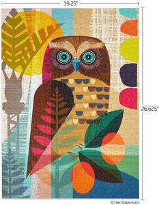 Ruru Owl 1000 Piece Jigsaw Puzzle