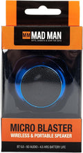Load image into Gallery viewer, Mad Man Micro Blaster Mini Speaker - Blue
