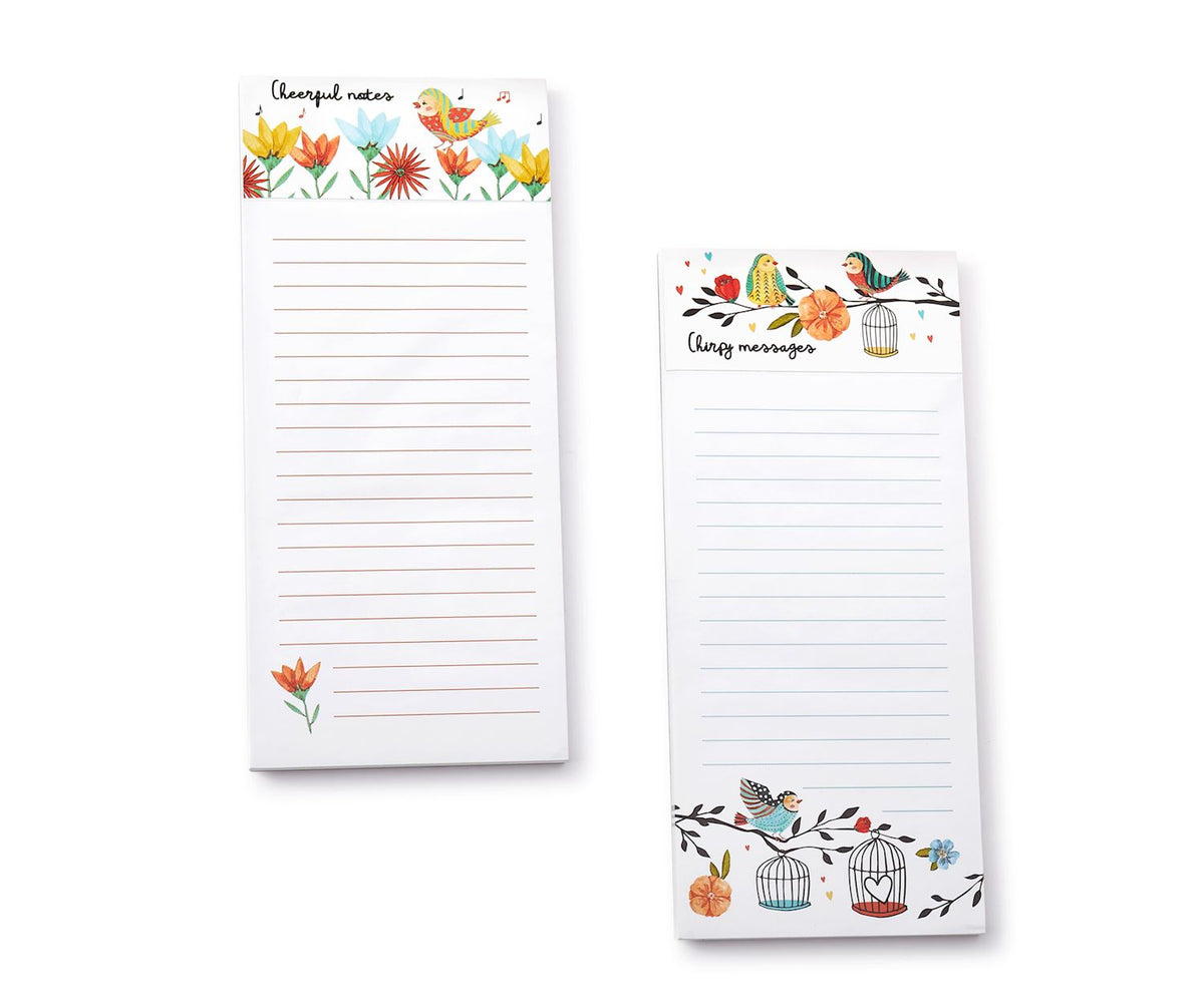 Cheerful Notes Magnetic Notepad – Bird House on the Greenway