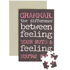Grammar Puzzle Card - Trash Talk Collection