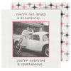 Spirited And Spontaneous Beverage Napkin