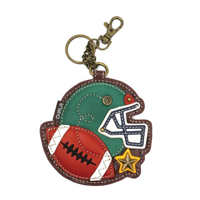 Chala Football Key Fob/Coin Purse