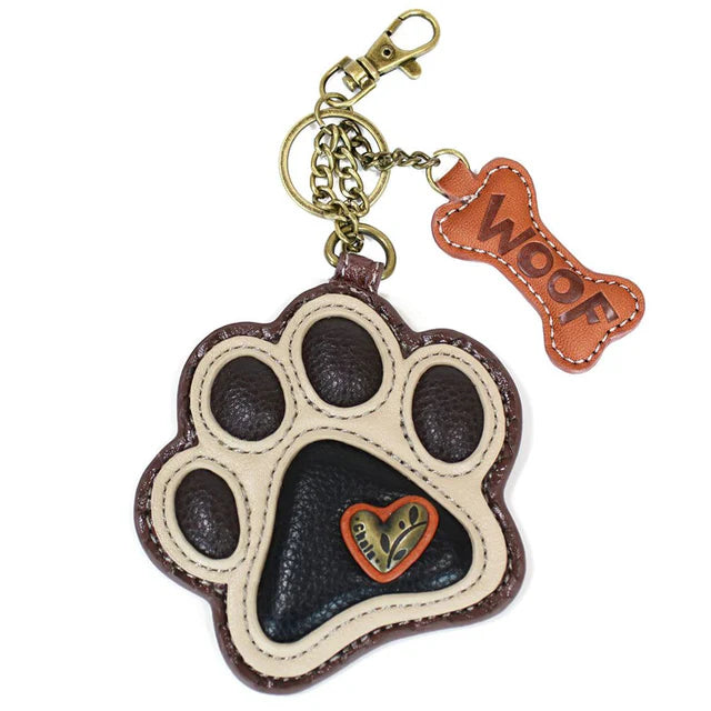 Chala Key Fob/Coin Purse - Pawprint