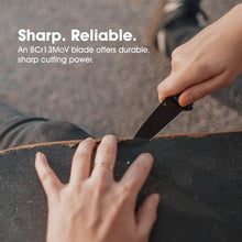 Load image into Gallery viewer, TRUE Ball Bearing Flipper Pocket Knife - Black
