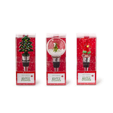 Load image into Gallery viewer, Christmas Spirits Festive Bottle Stopper
