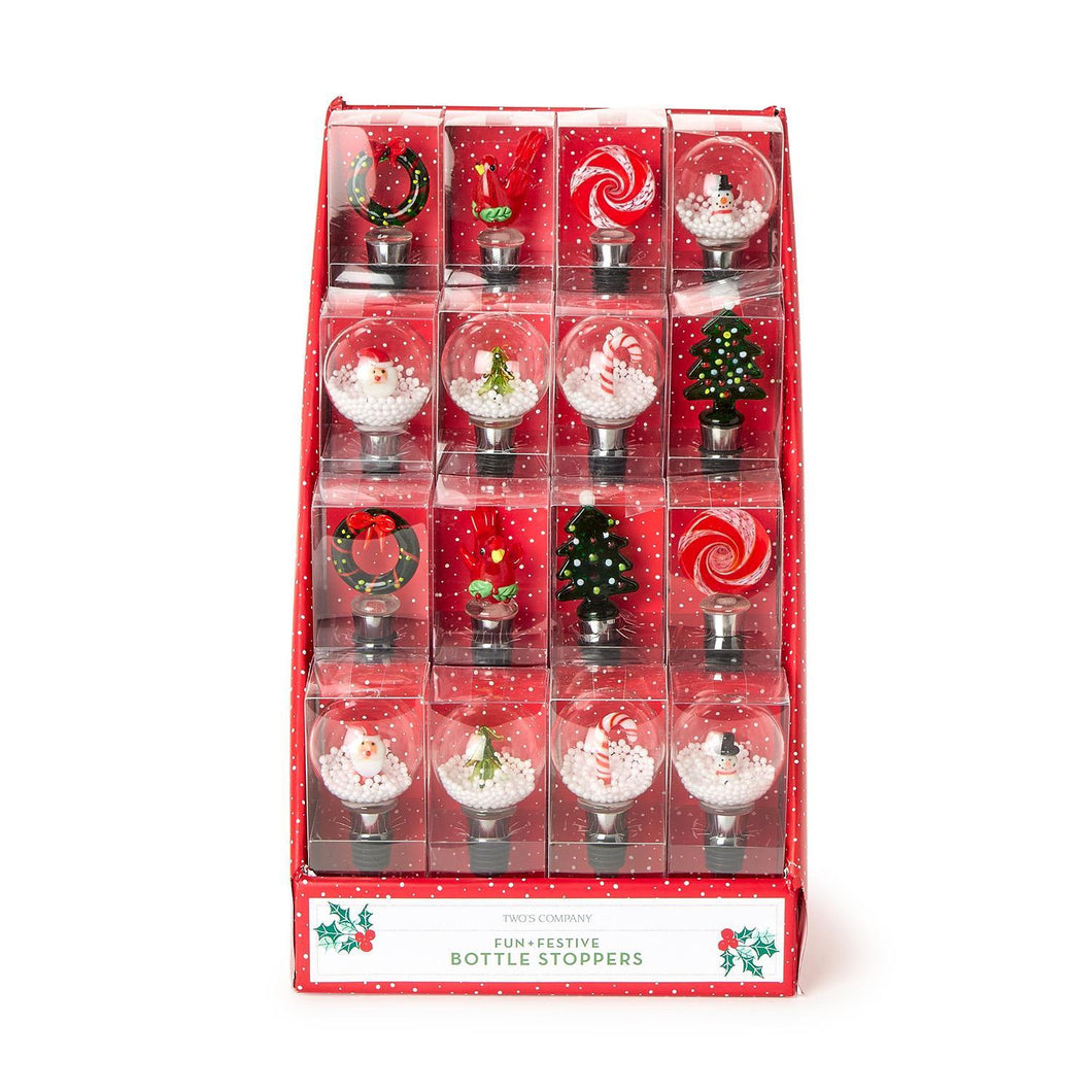 Christmas Spirits Festive Bottle Stopper
