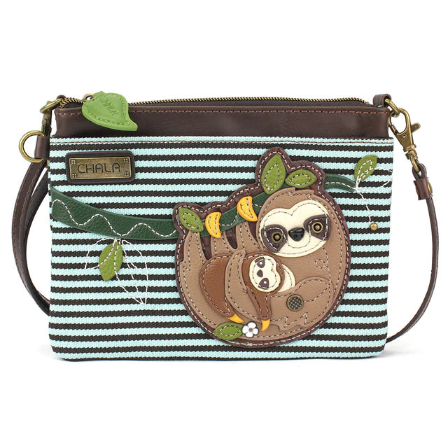 Chala Mini Crossbody - Sloth Family