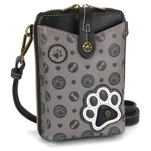 Chala Snap Crossbody - Paw Print