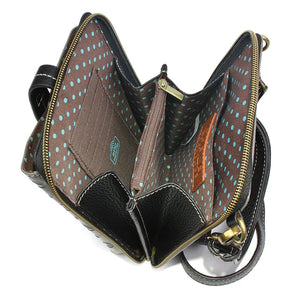 Chala Snap Crossbody - Paw Print