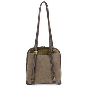 Chala Convertible Backpack Purse - Mushrooms