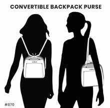 Load image into Gallery viewer, Chala Convertible Backpack Purse - Forget Me Not
