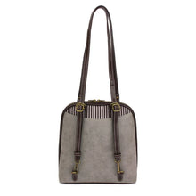 Load image into Gallery viewer, Chala Convertible Backpack Purse - Daisy Gray
