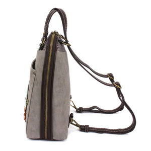Chala Convertible Backpack Purse - Daisy Gray