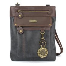 Load image into Gallery viewer, Chala Gemini Crossbody Black - Sunflower
