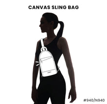 Load image into Gallery viewer, Chala Canvas Sling Bag - Turtles
