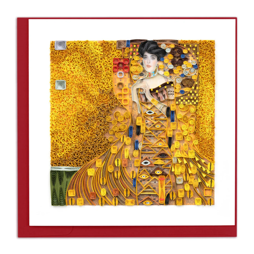 The Lady in Gold - Klimt Quilling Card