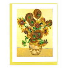 Load image into Gallery viewer, Sunflowers Quilling Card
