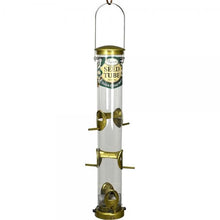 Load image into Gallery viewer, Seed Tube Large Antique Brass Q
