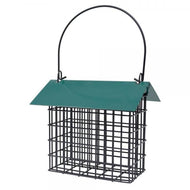 Green Double Suet Feeder w/Roof