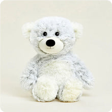Load image into Gallery viewer, Marshmallow Gray Curly Bear Warmies
