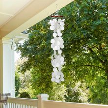 Load image into Gallery viewer, Capiz Waterfall Blanca Woodstock Chime

