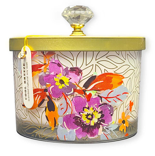 Niquea.d Cool Breeze Candle - 15oz Flat Bottom Dish