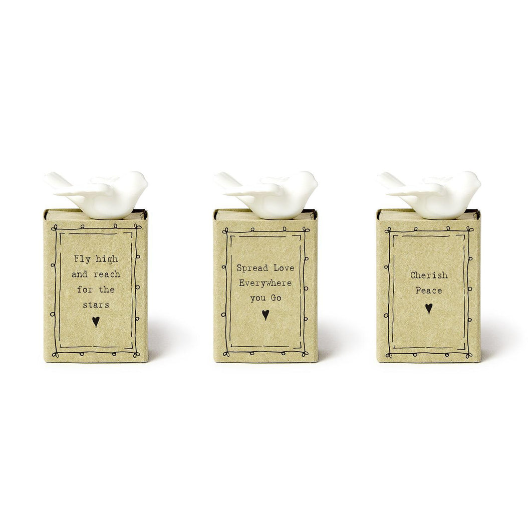 Porcelain Dove in Matchbox