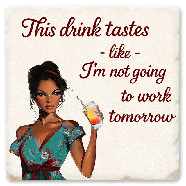 This Drink Tastes Like Ceramic Coaster