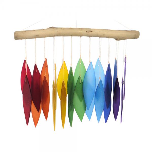Over the Rainbow Seaglass Wind Chime