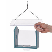 Load image into Gallery viewer, Bluebird Feeder in Blue Recycled Plastic
