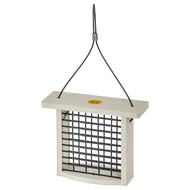 Suet Feeder for Single Cake in Sea Salt Recycled Plastic